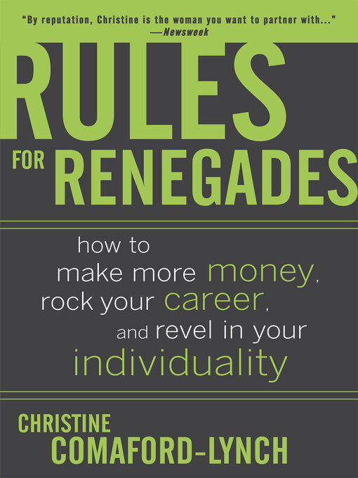 Cover image for Rules for Renegades